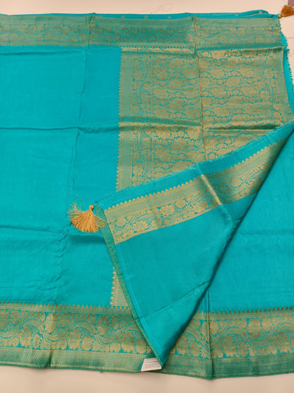 SEMI CREPE SILK SAREE (SPECIAL 20% DISCOUNT) - B S CHANNABASAPPA & SONS