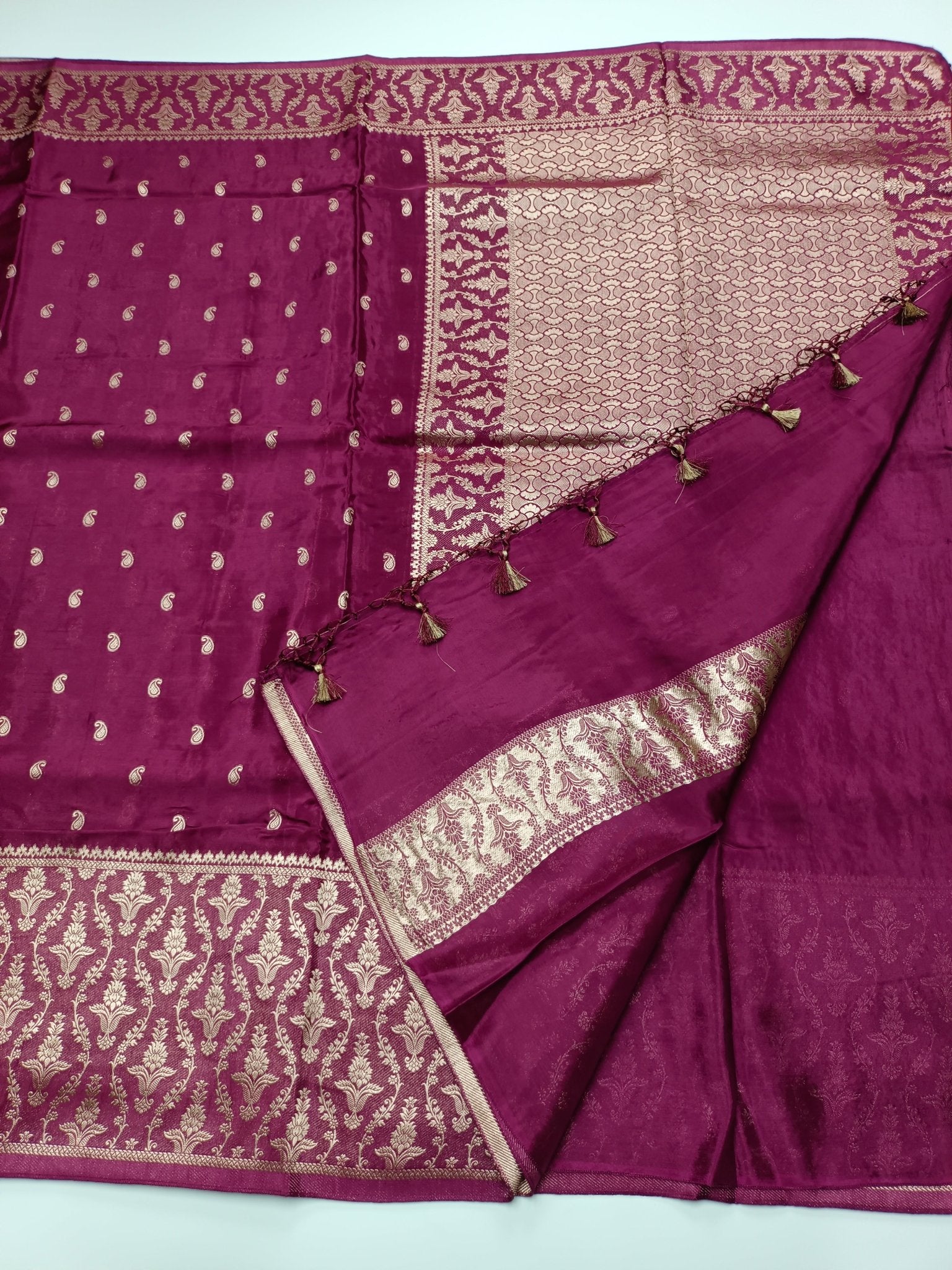 SEMI CREPE SILK SAREE (SPECIAL 20% DISCOUNT) - B S CHANNABASAPPA & SONS