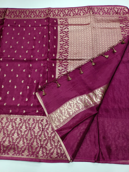SEMI CREPE SILK SAREE (SPECIAL 20% DISCOUNT) - B S CHANNABASAPPA & SONS