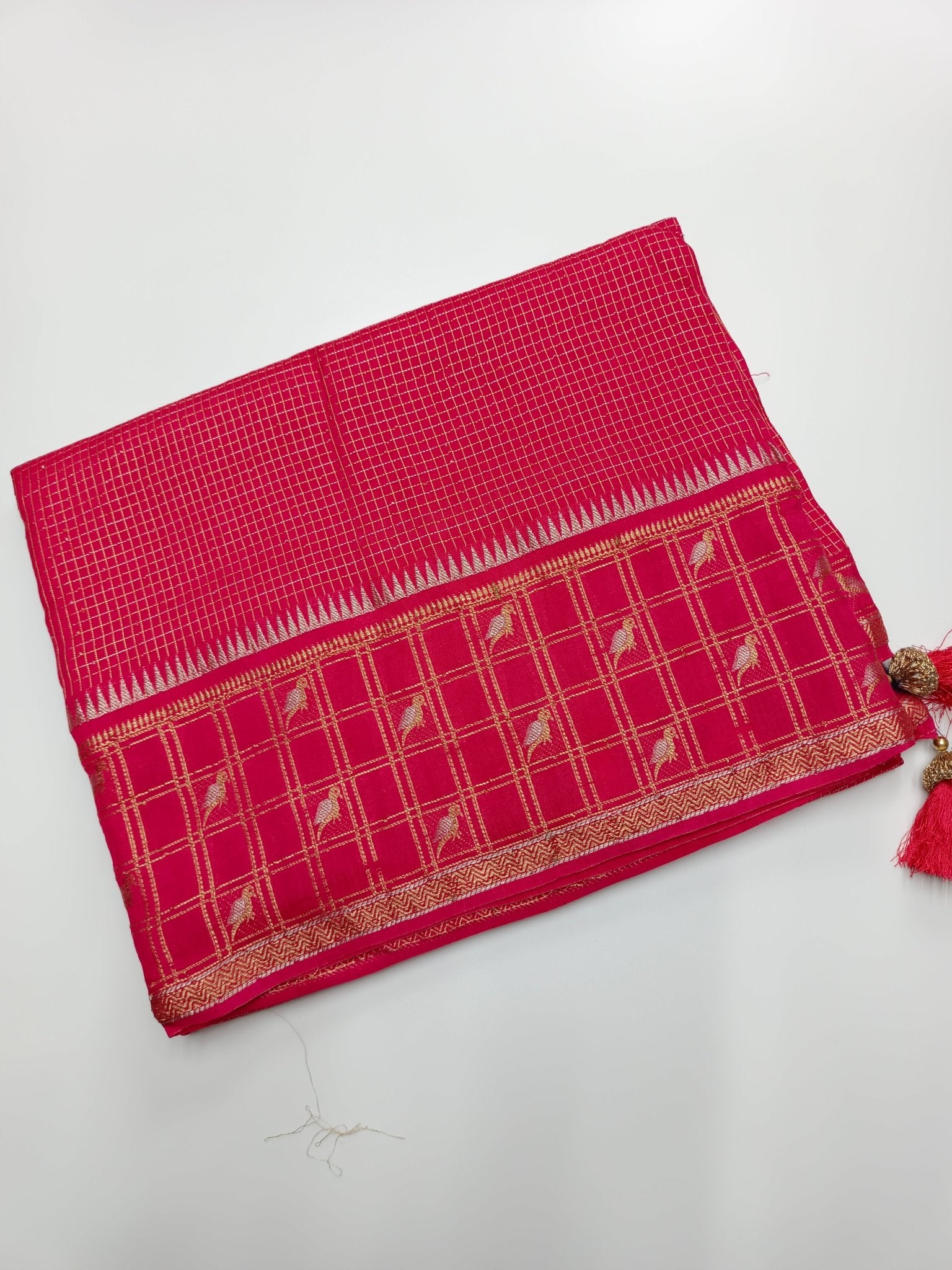SEMI CREPE SILK SAREE (SPECIAL 20% DISCOUNT) - B S CHANNABASAPPA & SONS