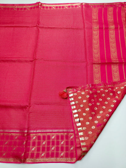 SEMI CREPE SILK SAREE (SPECIAL 20% DISCOUNT) - B S CHANNABASAPPA & SONS
