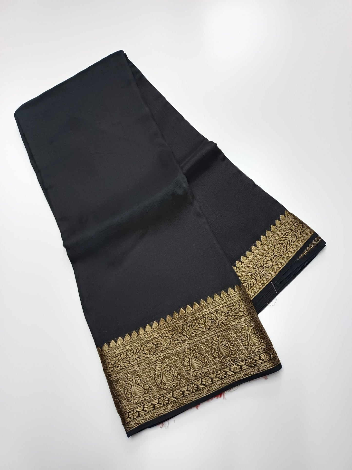 SEMI CREPE SILK SAREE (SPECIAL 20% DISCOUNT) - B S CHANNABASAPPA & SONS