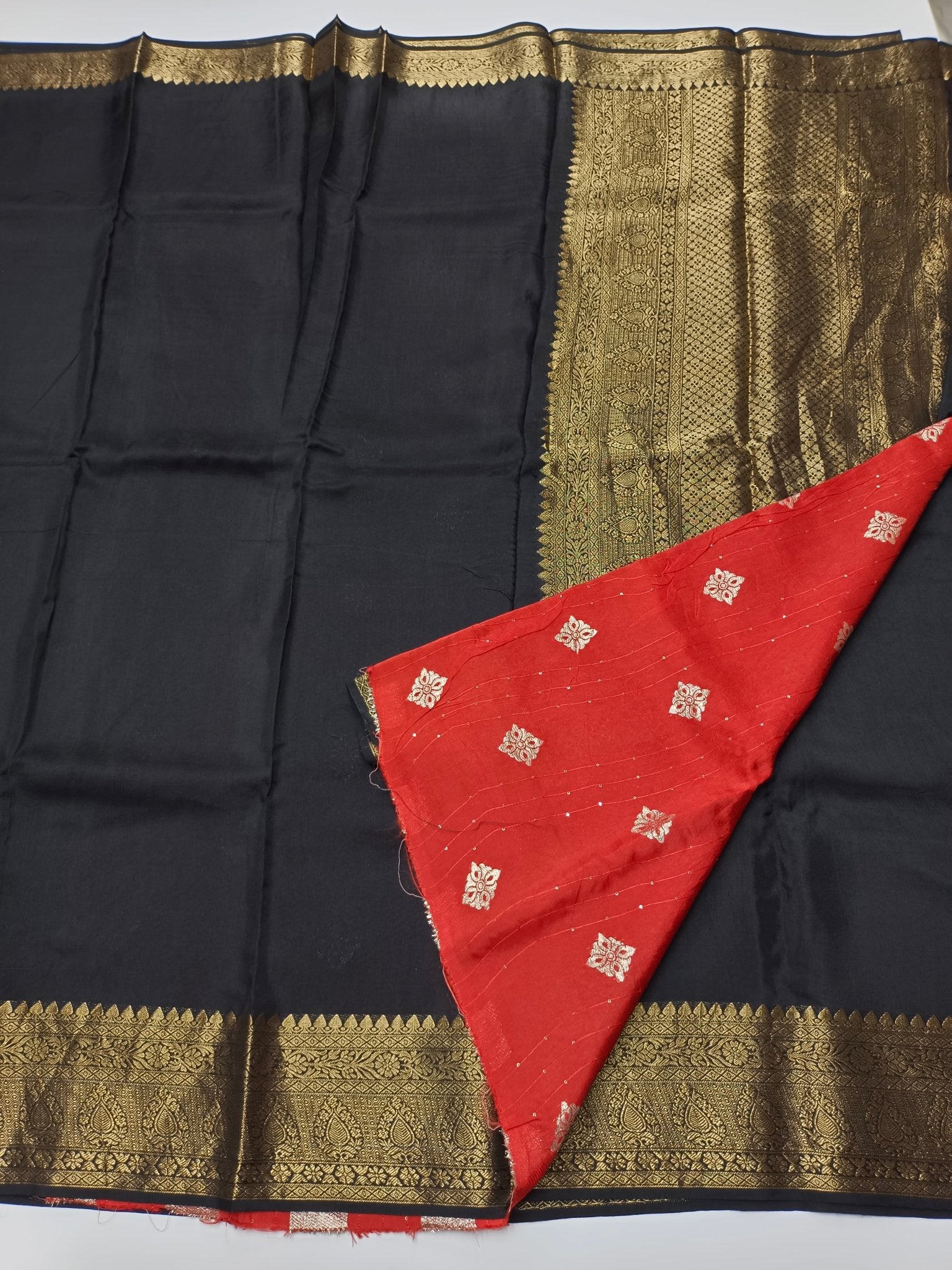 SEMI CREPE SILK SAREE (SPECIAL 20% DISCOUNT) - B S CHANNABASAPPA & SONS
