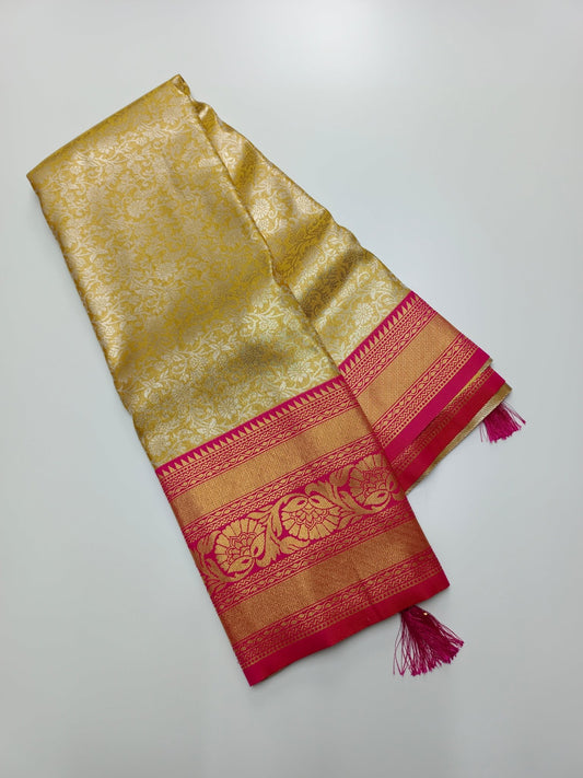 FANCY BROCADE SAREE (SPECIAL 20% DISCOUNT) - B S CHANNABASAPPA & SONS
