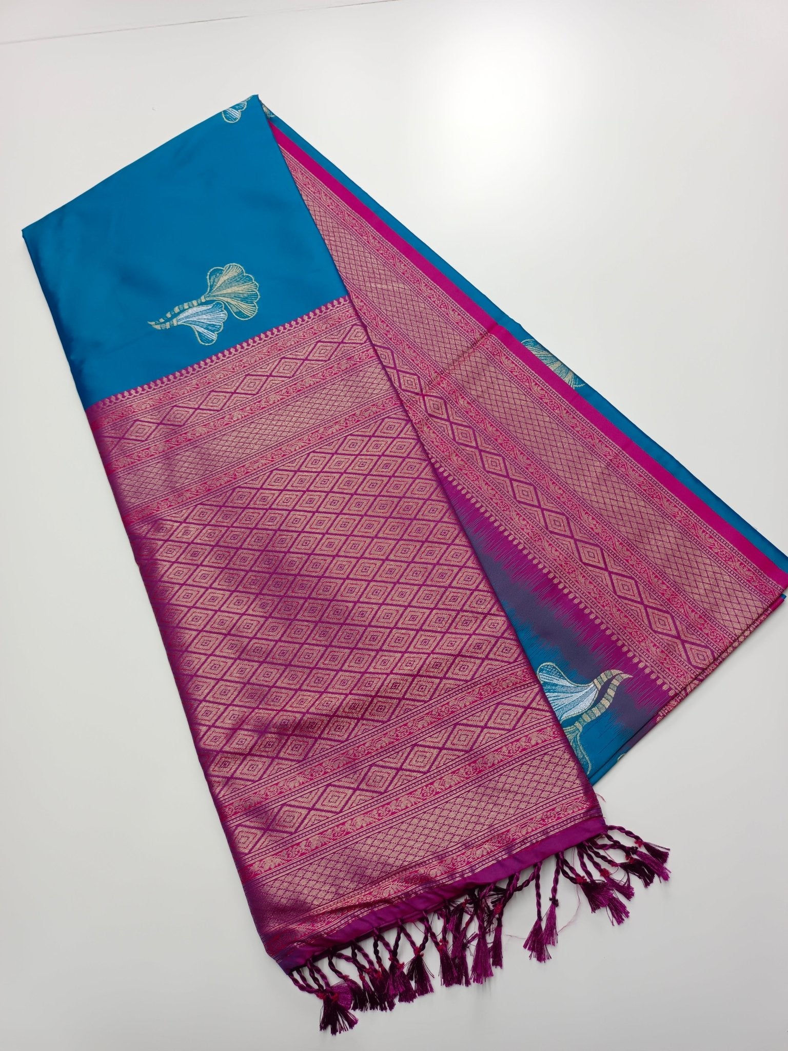 FANCY SOFT SILK SAREE (SPECIAL 20% DISCOUNT) - B S CHANNABASAPPA & SONS