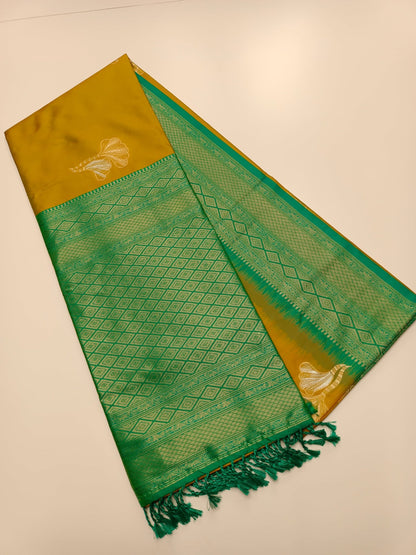 FANCY SOFT SILK SAREE (SPECIAL 20% DISCOUNT) - B S CHANNABASAPPA & SONS