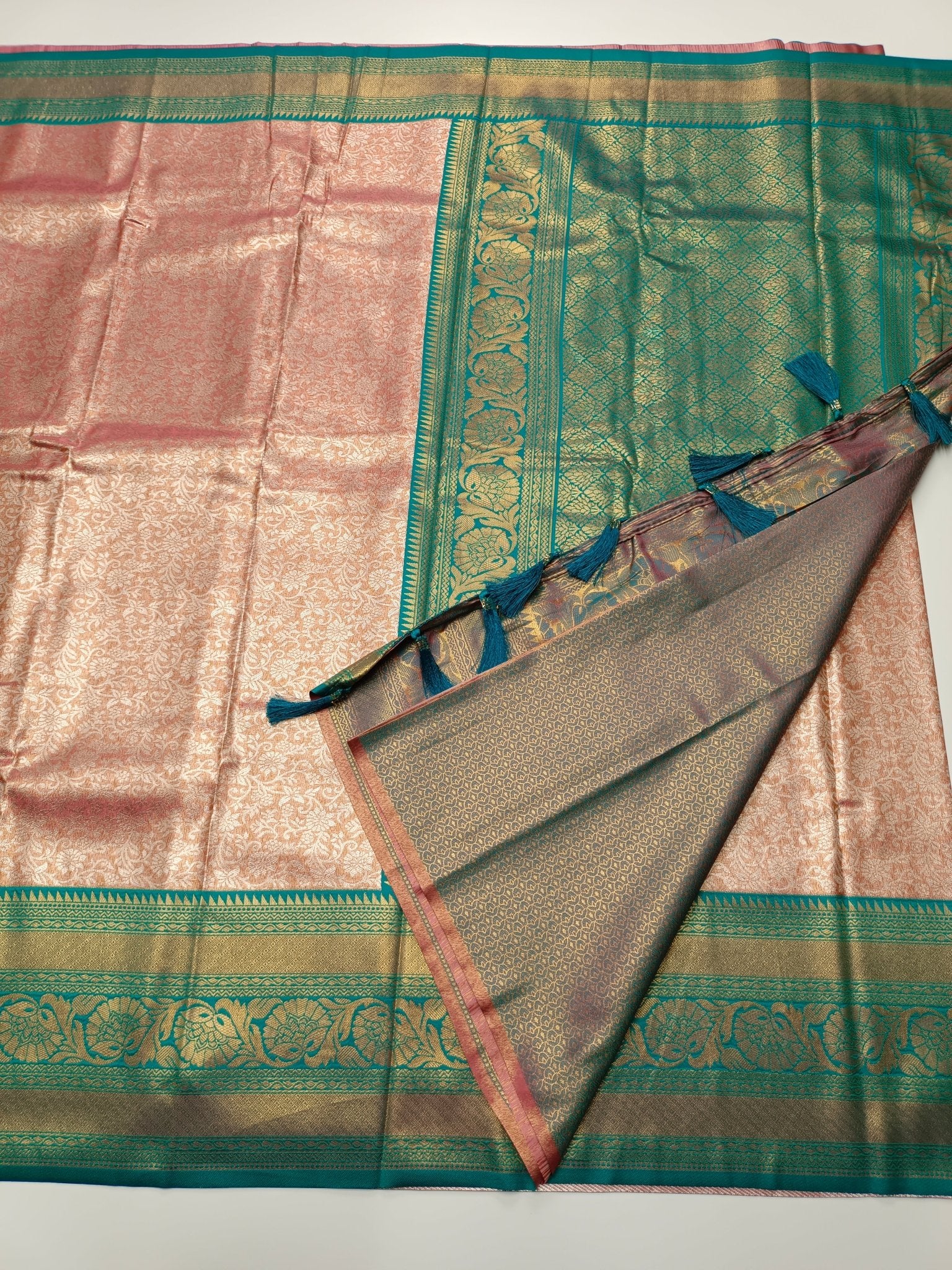 FANCY BROCADE SAREE (SPECIAL 20% DISCOUNT) - B S CHANNABASAPPA & SONS