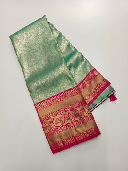 FANCY BROCADE SAREE (SPECIAL 20% DISCOUNT) - B S CHANNABASAPPA & SONS