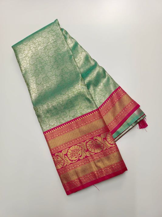 FANCY BROCADE SAREE (SPECIAL 20% DISCOUNT) - B S CHANNABASAPPA & SONS
