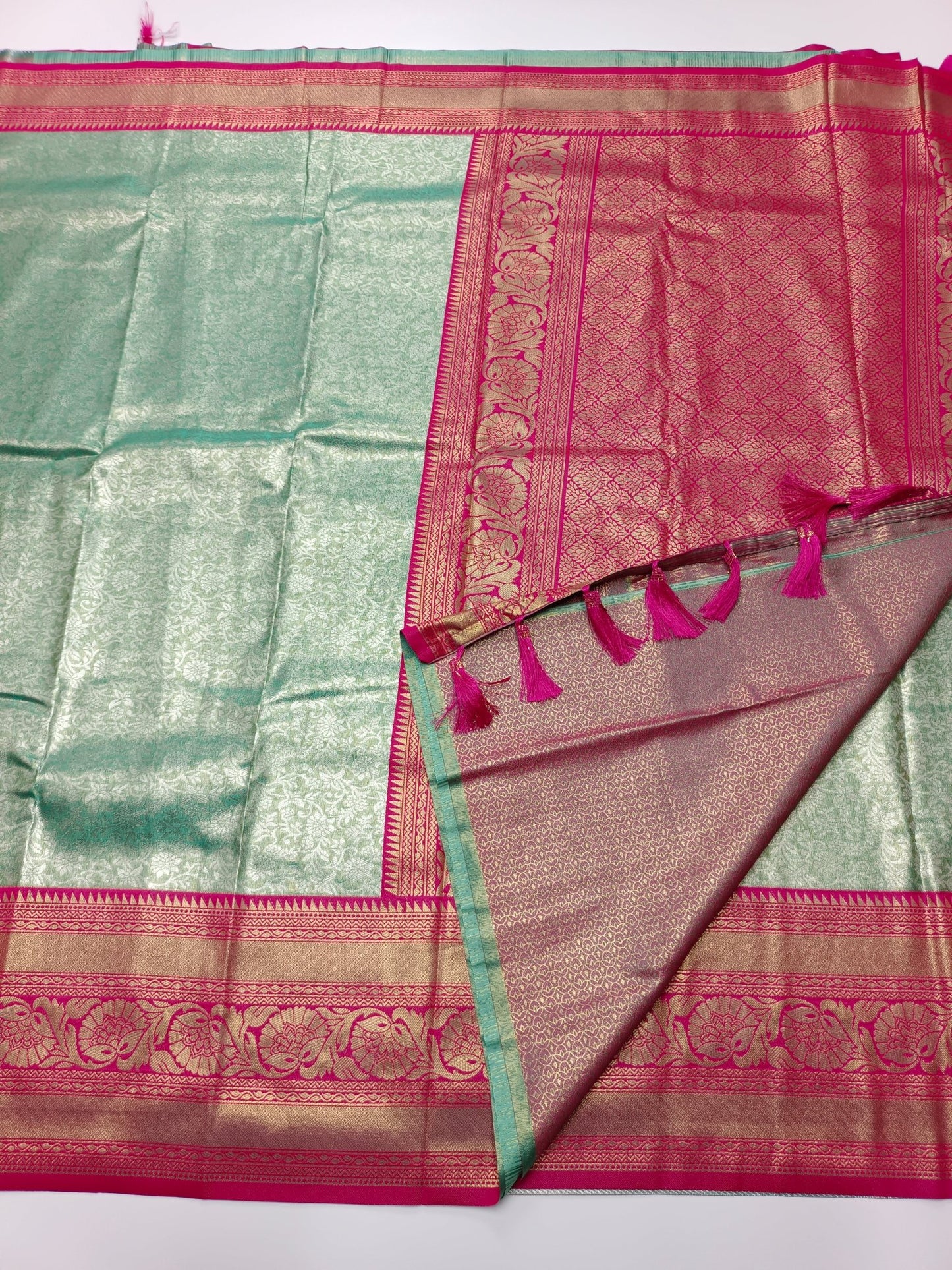 FANCY BROCADE SAREE (SPECIAL 20% DISCOUNT) - B S CHANNABASAPPA & SONS