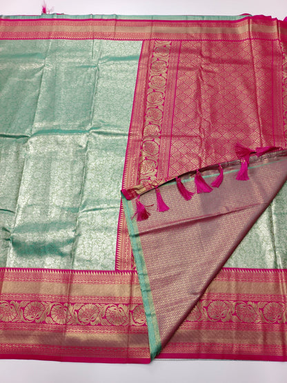 FANCY BROCADE SAREE (SPECIAL 20% DISCOUNT) - B S CHANNABASAPPA & SONS
