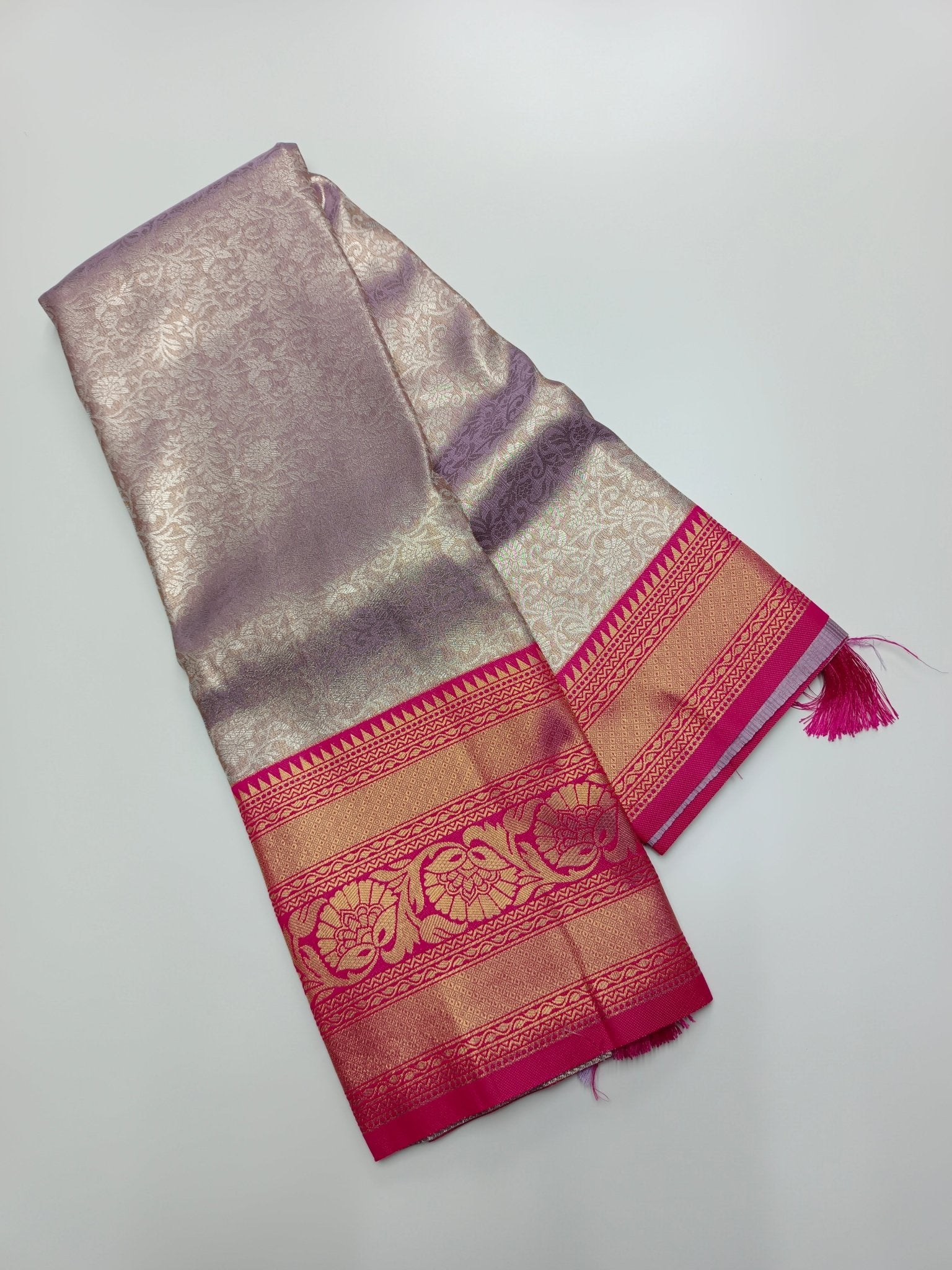 FANCY BROCADE SAREE (SPECIAL 20% DISCOUNT) - B S CHANNABASAPPA & SONS
