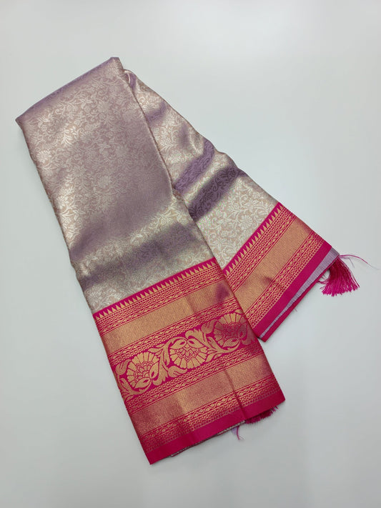 FANCY BROCADE SAREE (SPECIAL 20% DISCOUNT) - B S CHANNABASAPPA & SONS
