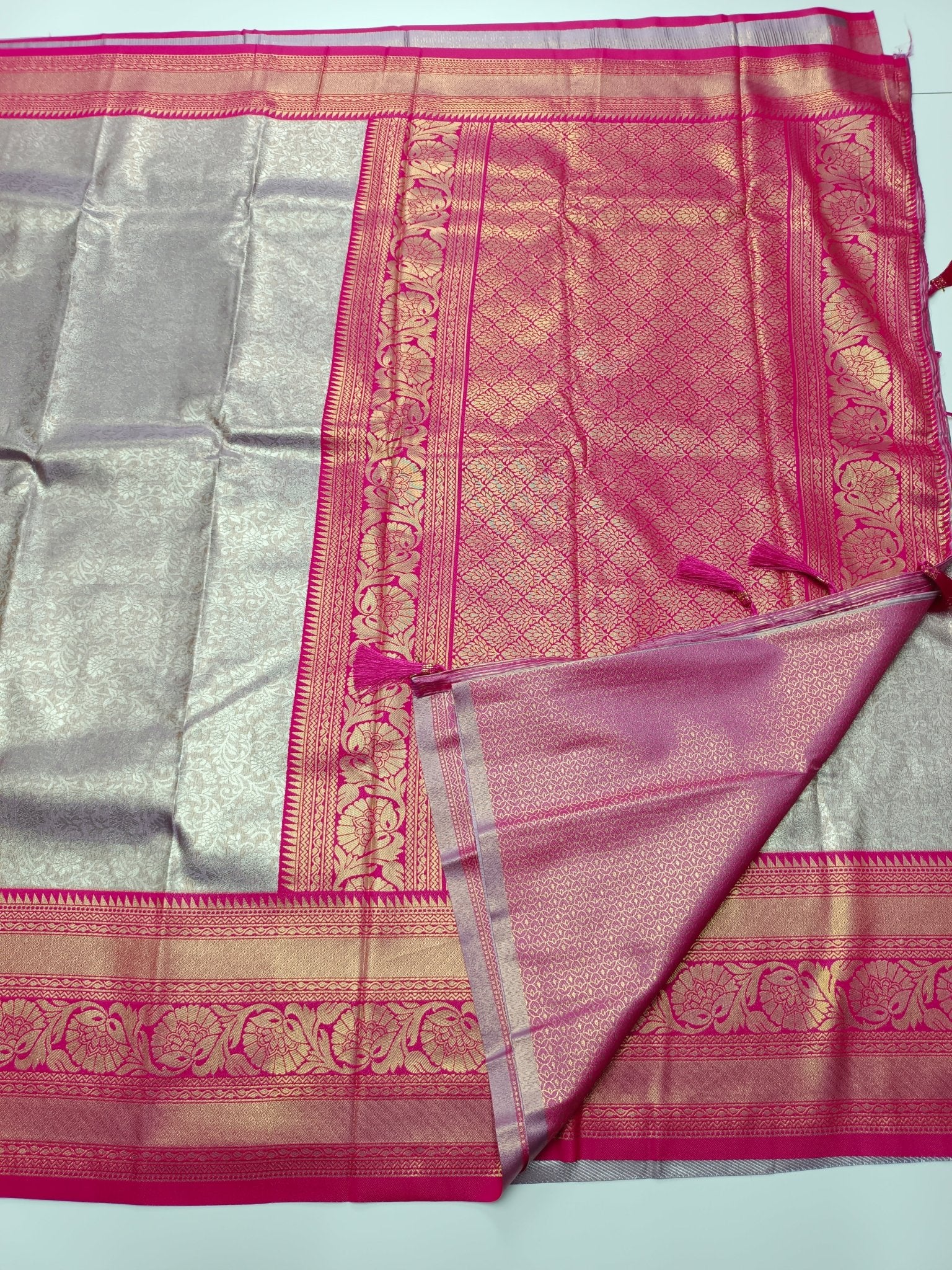 FANCY BROCADE SAREE (SPECIAL 20% DISCOUNT) - B S CHANNABASAPPA & SONS