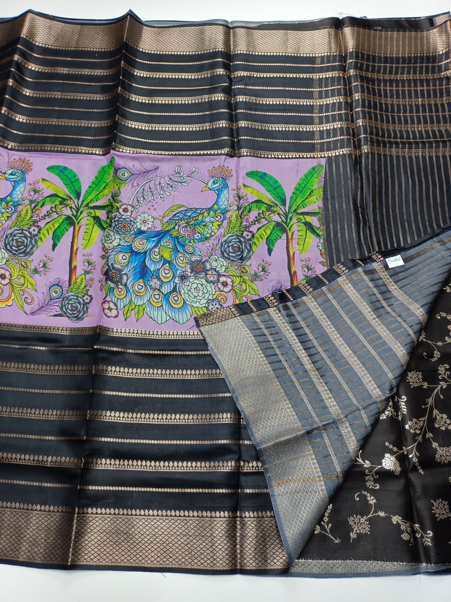 FANCY MUNGA SOFT SILK SAREE (SPECIAL 20% DISCOUNT) - B S CHANNABASAPPA & SONS