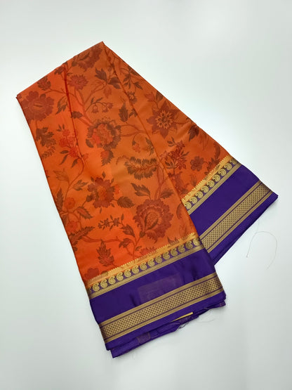 FANCY SOFT SILK SAREE (SPECIAL 20% DISCOUNT) - B S CHANNABASAPPA & SONS