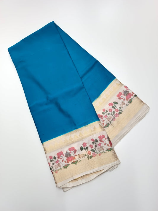 SEMI CREPE SILK SAREE (SPECIAL 20% DISCOUNT) - B S CHANNABASAPPA & SONS