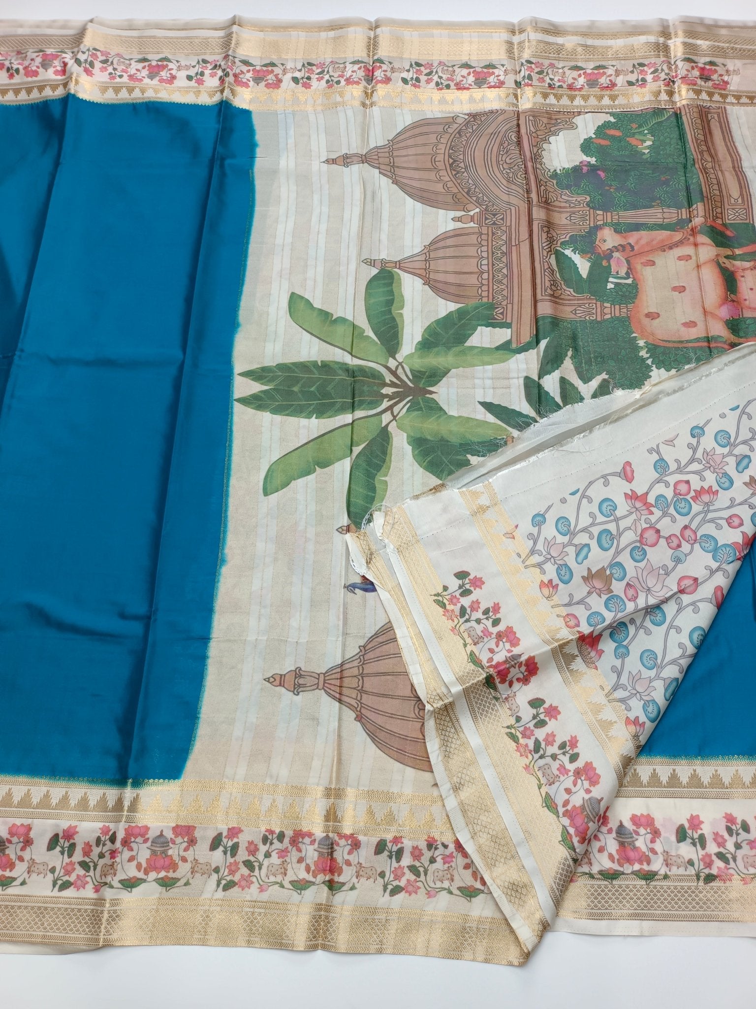 SEMI CREPE SILK SAREE (SPECIAL 20% DISCOUNT) - B S CHANNABASAPPA & SONS