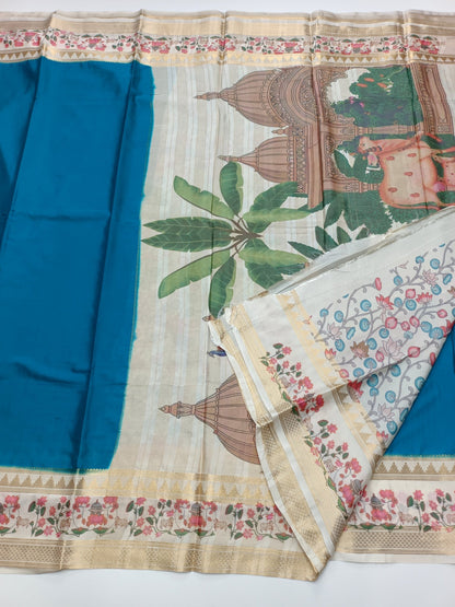 SEMI CREPE SILK SAREE (SPECIAL 20% DISCOUNT) - B S CHANNABASAPPA & SONS