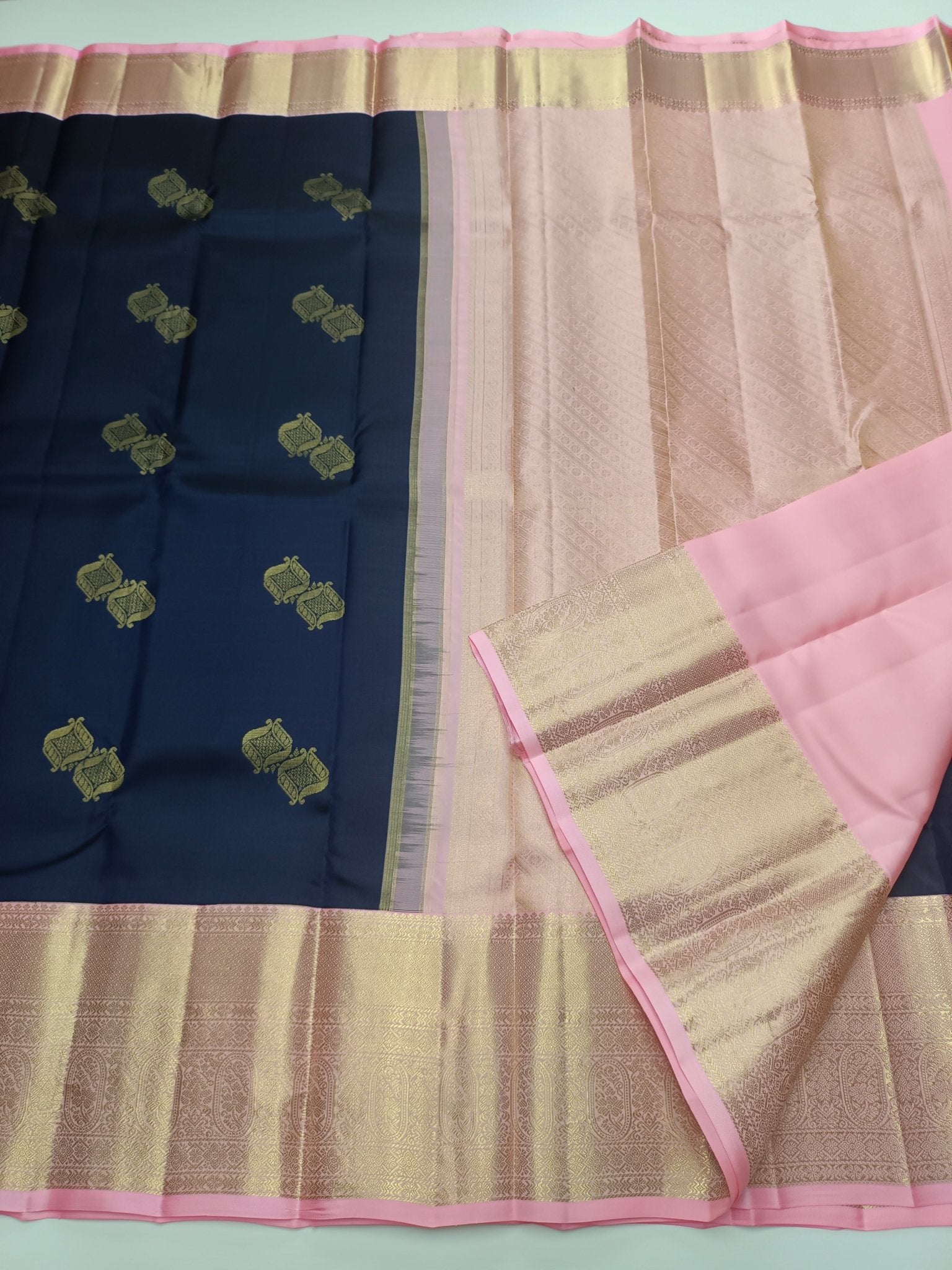 KANCHIPURAM PURE SILK SAREE - B S CHANNABASAPPA & SONS