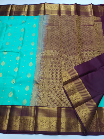 KANCHIPURAM PURE SILK SAREE - B S CHANNABASAPPA & SONS