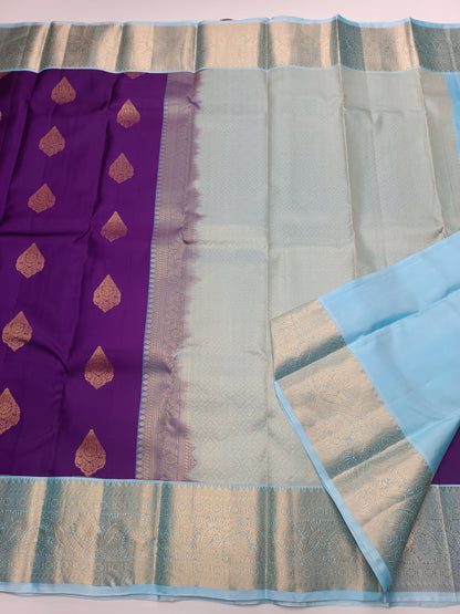 KANCHIPURAM PURE SILK SAREE - B S CHANNABASAPPA & SONS