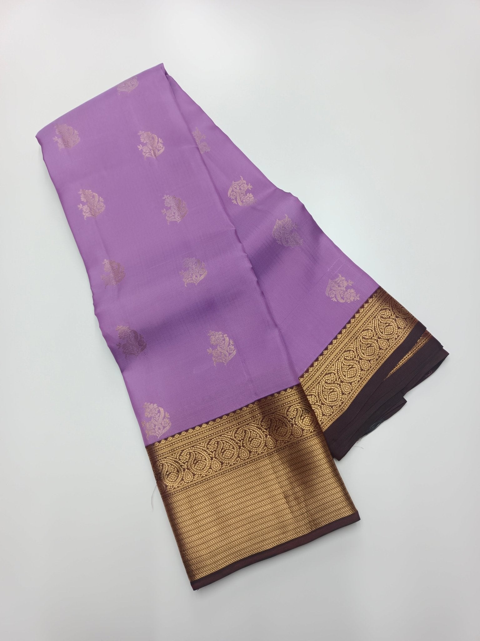KANCHIPURAM SEMI SILK SAREE - B S CHANNABASAPPA & SONS