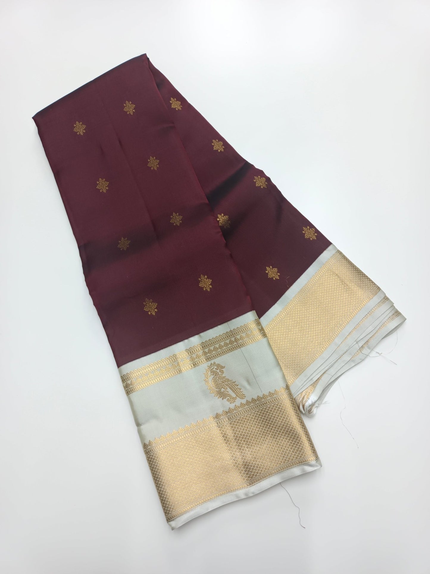 KANCHIPURAM SEMI SILK SAREE - B S CHANNABASAPPA & SONS