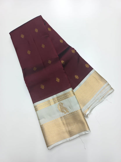 KANCHIPURAM SEMI SILK SAREE - B S CHANNABASAPPA & SONS