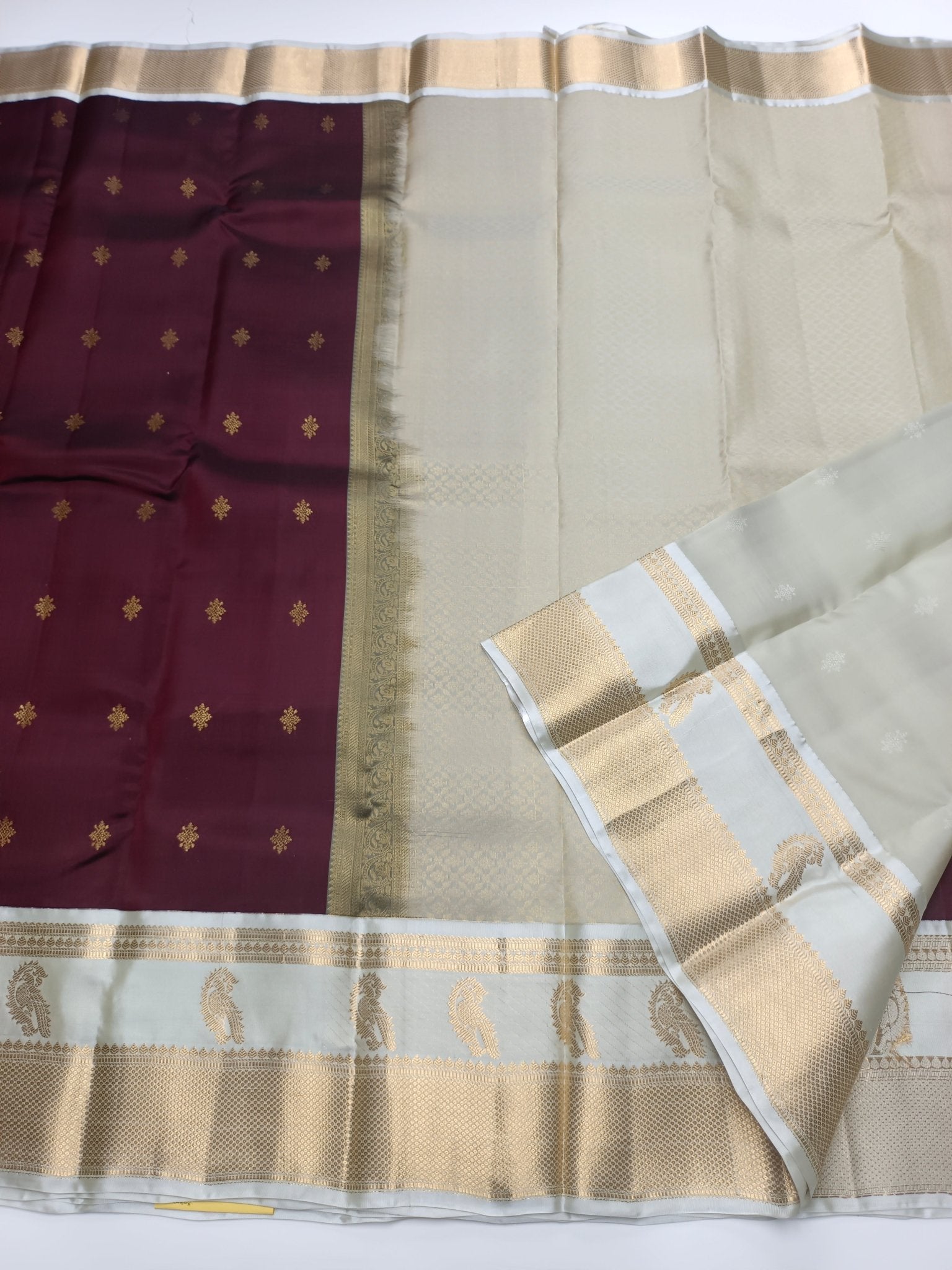 KANCHIPURAM SEMI SILK SAREE - B S CHANNABASAPPA & SONS