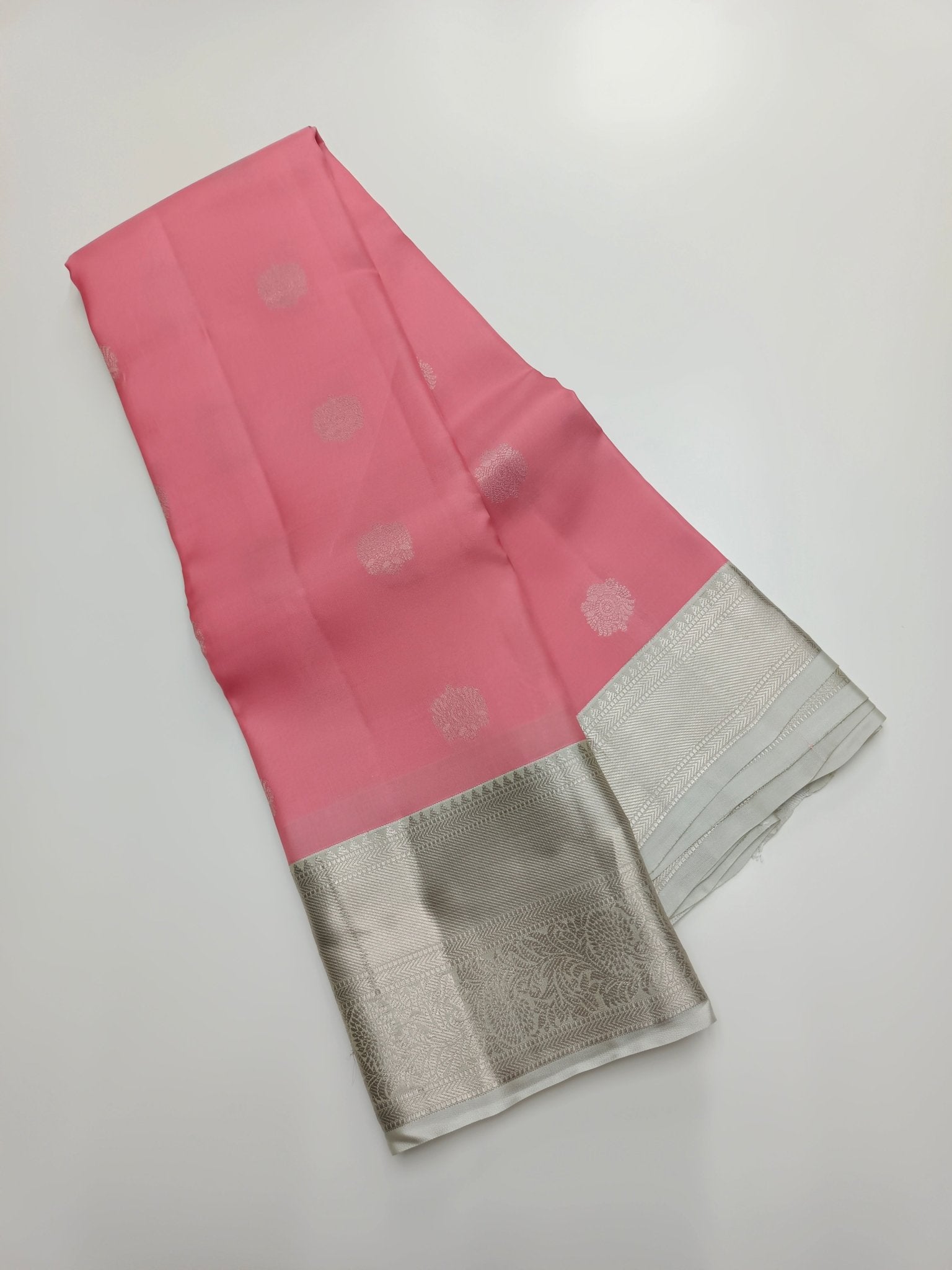 KANCHIPURAM SEMI SILK SAREE - B S CHANNABASAPPA & SONS