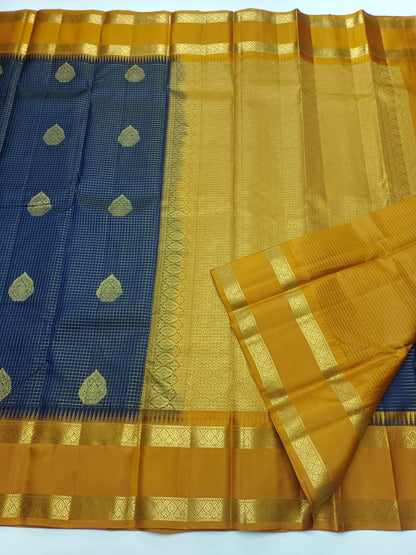 KANCHIPURAM PURE SILK SAREE - B S CHANNABASAPPA & SONS