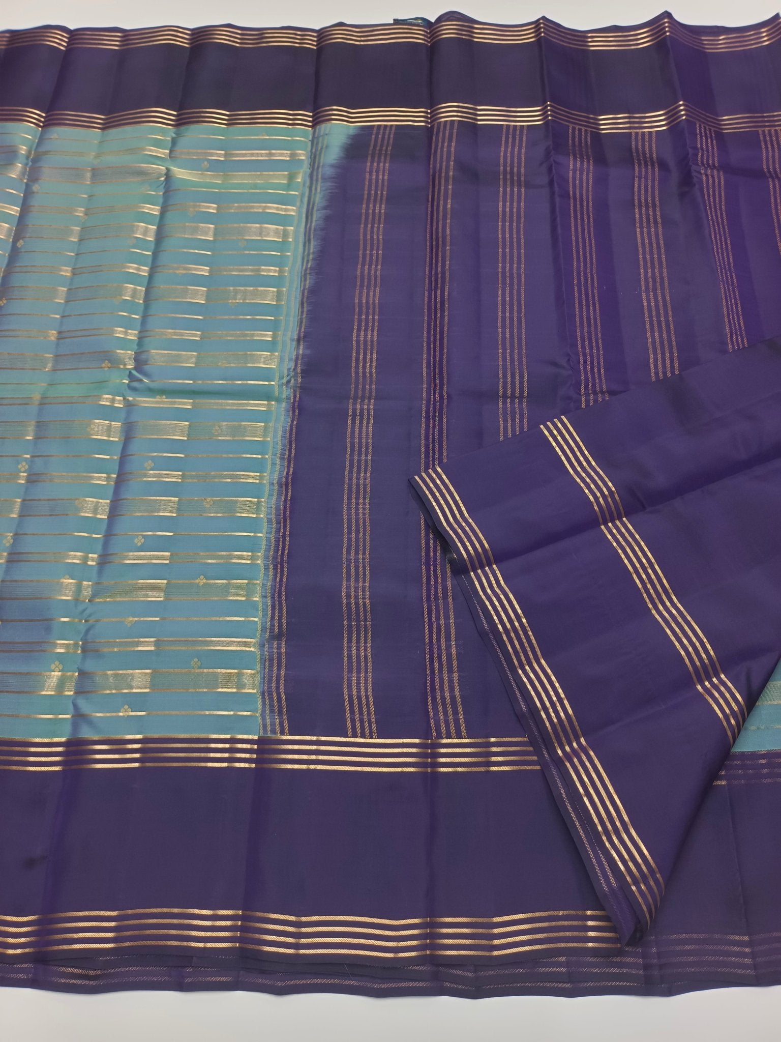 KANCHIPURAM SEMI SILK SAREE - B S CHANNABASAPPA & SONS