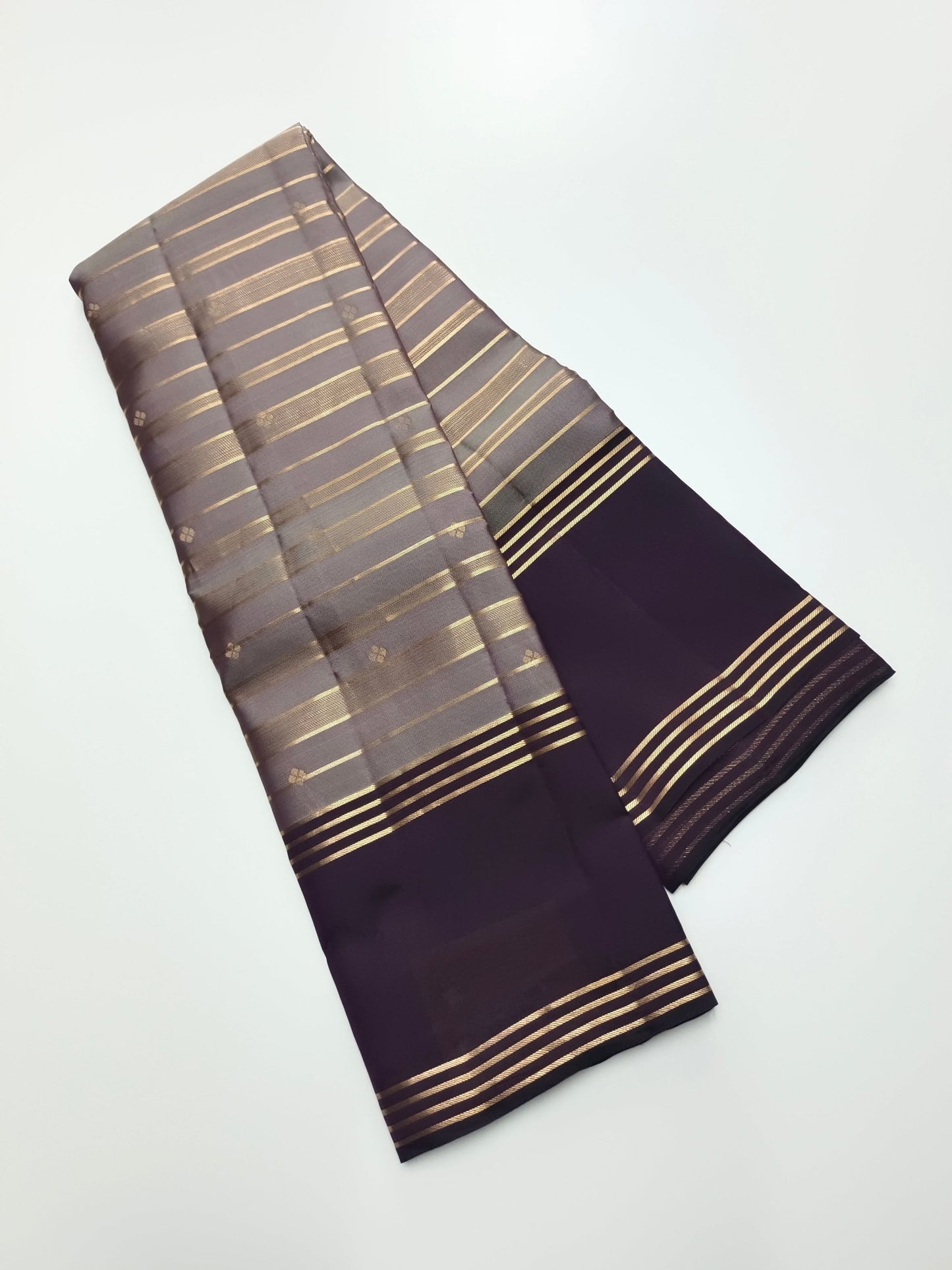 KANCHIPURAM SEMI SILK SAREE - B S CHANNABASAPPA & SONS