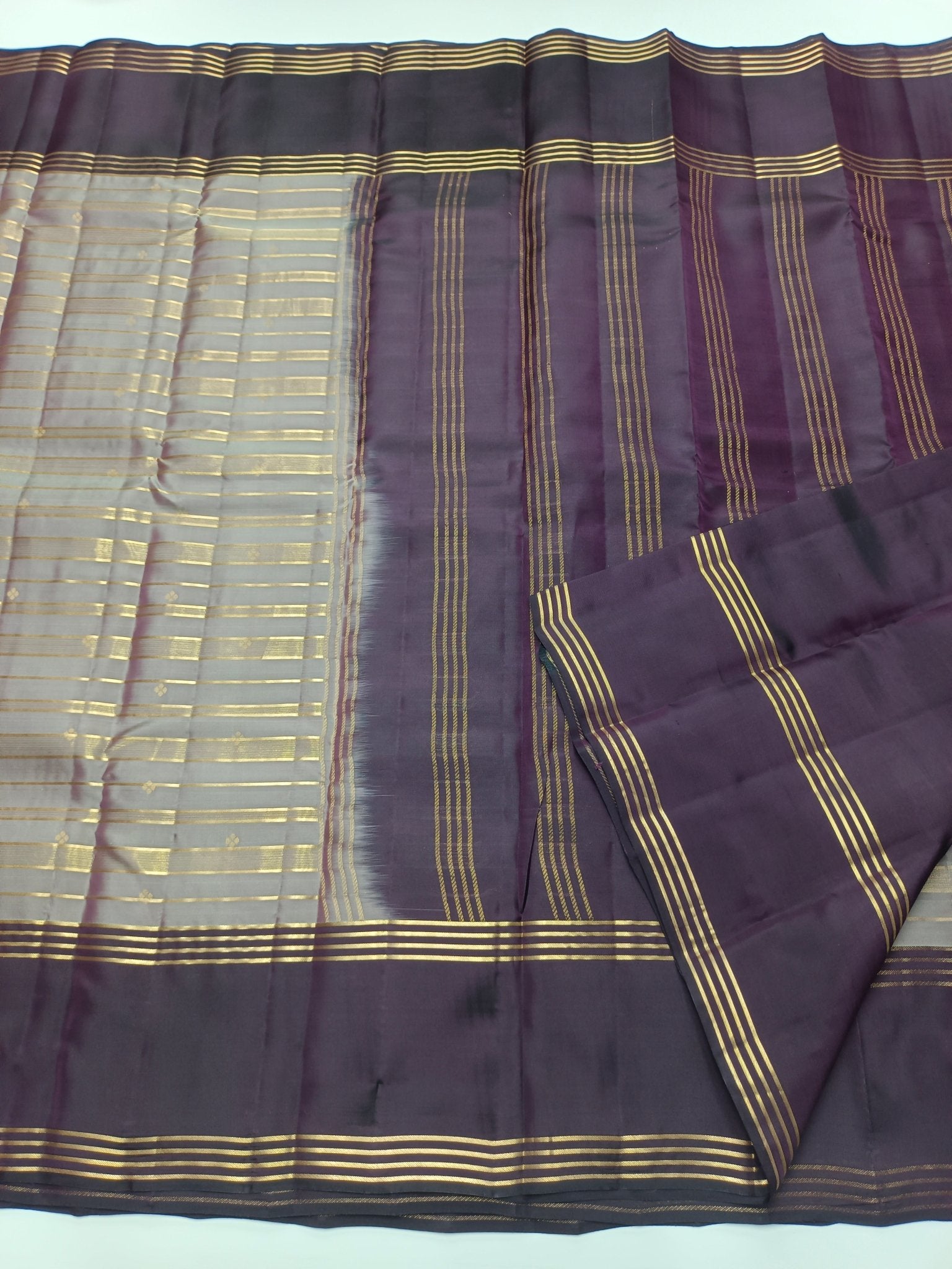 KANCHIPURAM SEMI SILK SAREE - B S CHANNABASAPPA & SONS