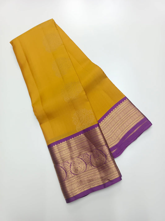KANCHIPURAM SEMI SILK SAREE - B S CHANNABASAPPA & SONS