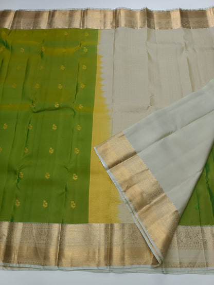KANCHIPURAM SEMI SILK SAREE - B S CHANNABASAPPA & SONS