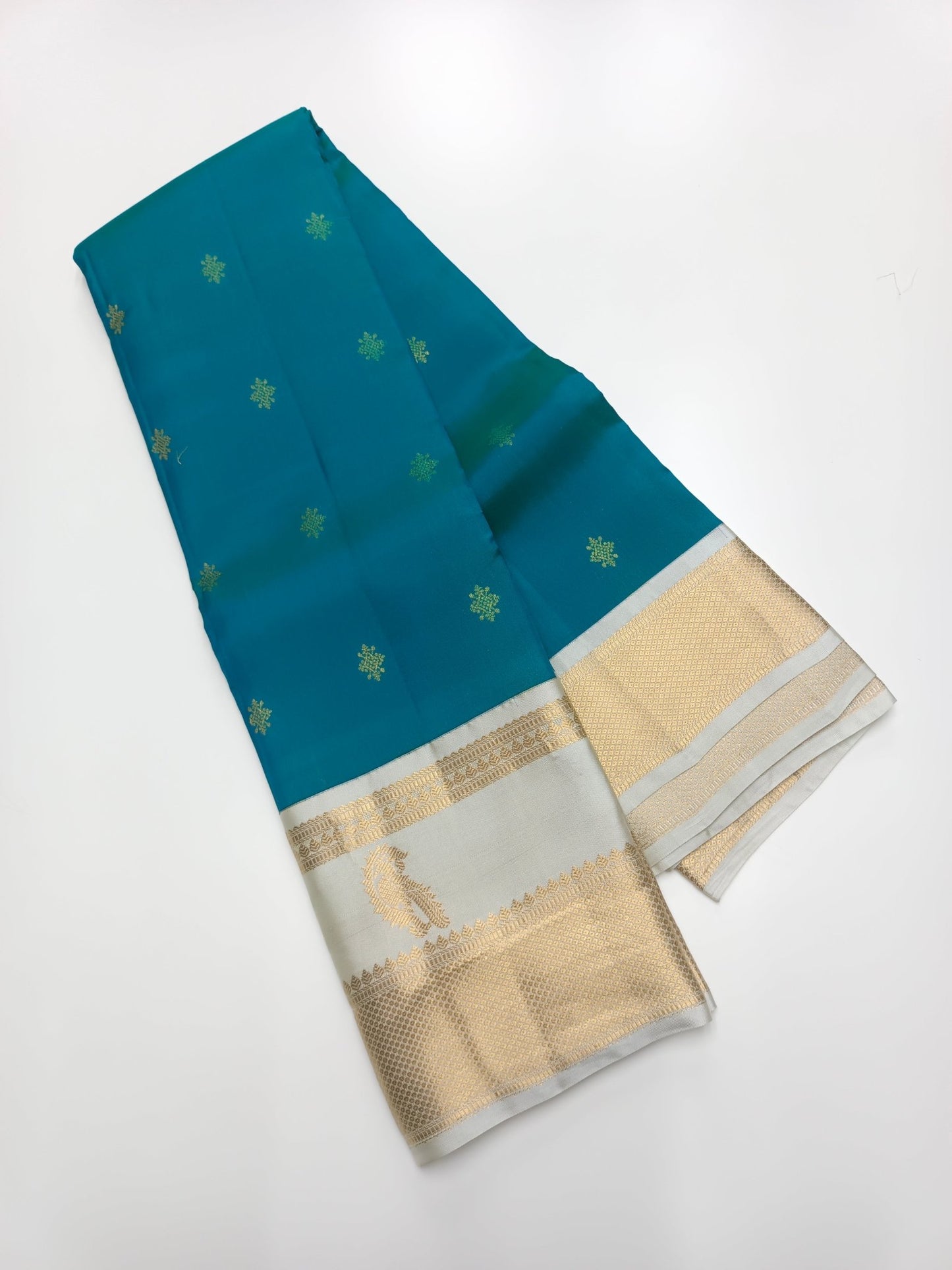 KANCHIPURAM SEMI SILK SAREE - B S CHANNABASAPPA & SONS