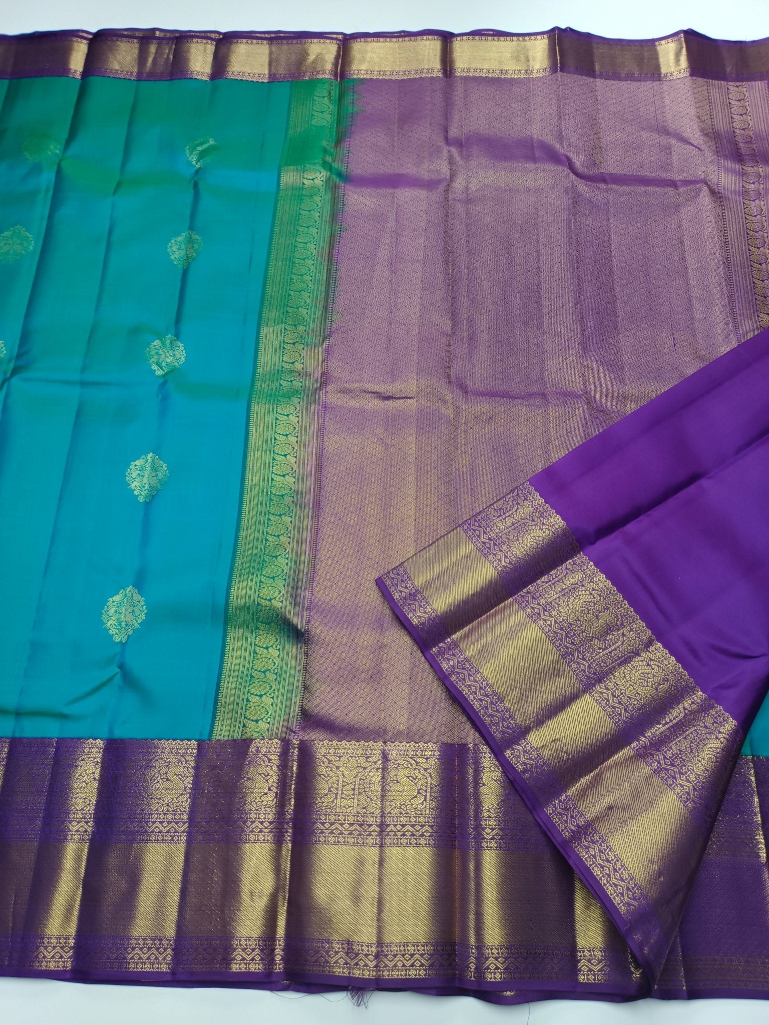 KANCHIPURAM PURE SILK SAREE - B S CHANNABASAPPA & SONS