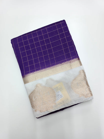 FANCY CHANDERI SAREE - B S CHANNABASAPPA & SONS