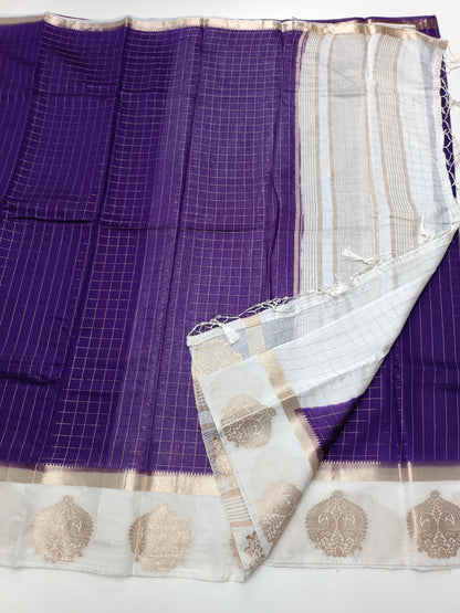 FANCY CHANDERI SAREE - B S CHANNABASAPPA & SONS