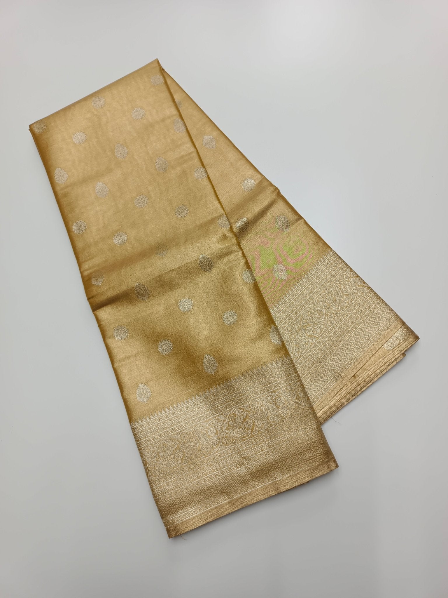 FANCY TISSUE SAREE - B S CHANNABASAPPA & SONS