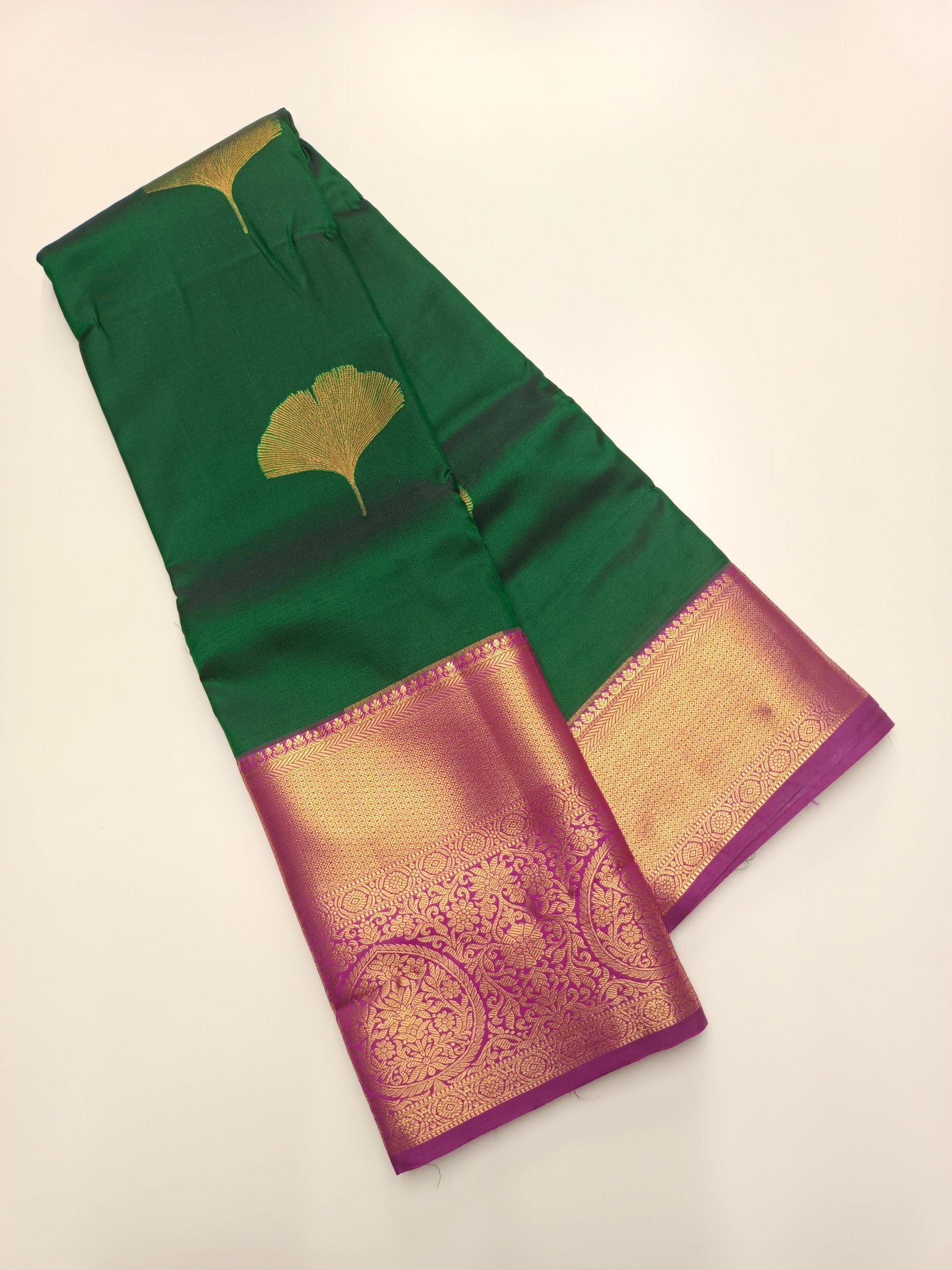 KANCHIPURAM SEMI SILK SAREE - B S CHANNABASAPPA & SONS