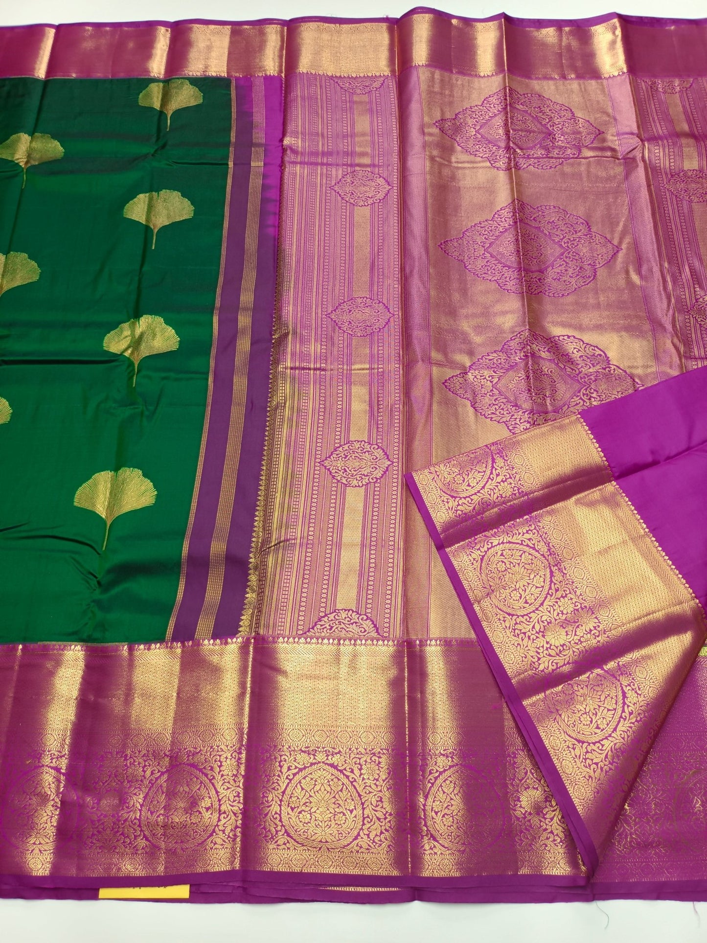 KANCHIPURAM SEMI SILK SAREE - B S CHANNABASAPPA & SONS