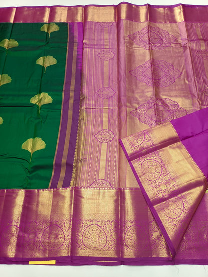 KANCHIPURAM SEMI SILK SAREE - B S CHANNABASAPPA & SONS
