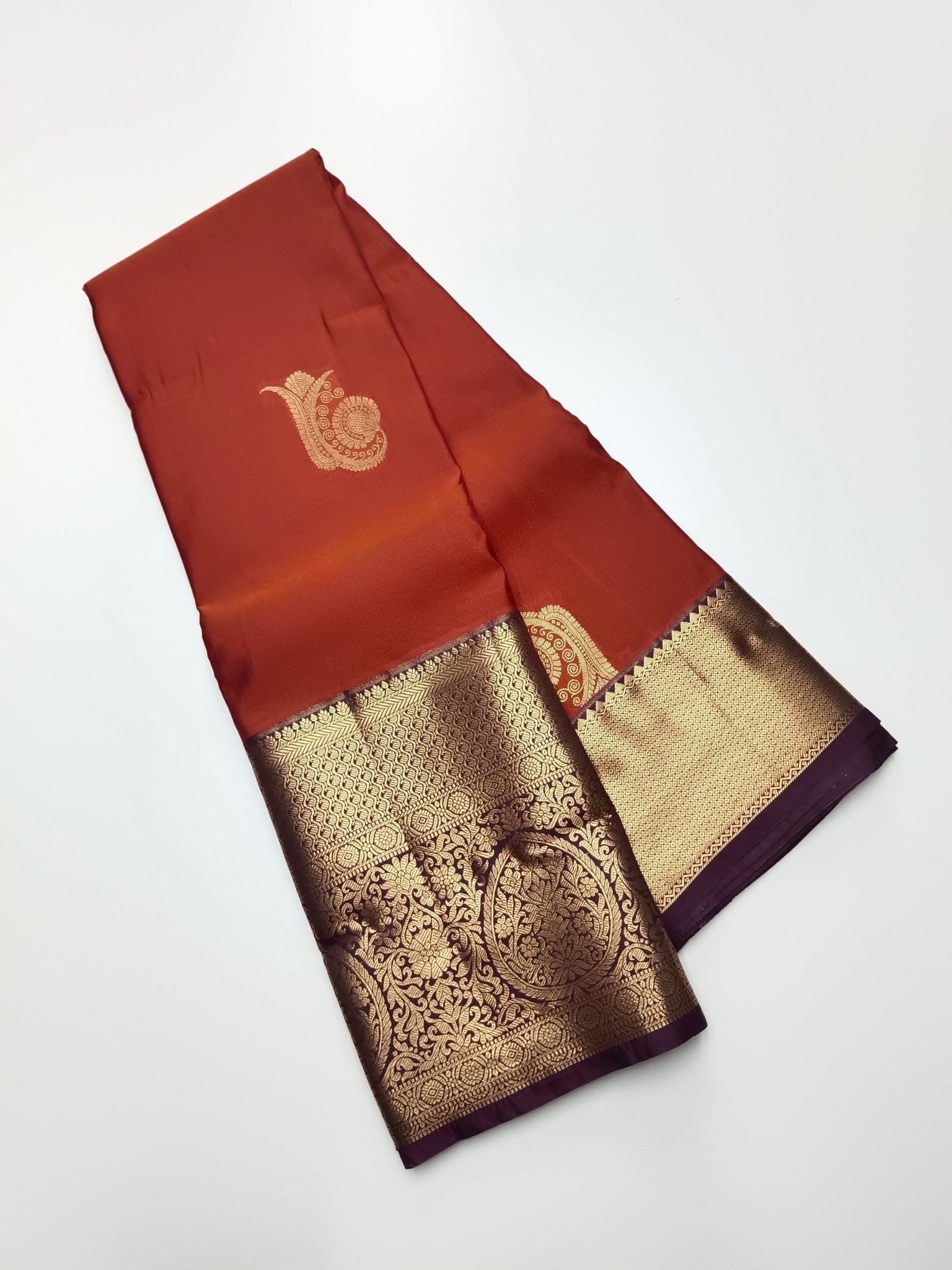 KANCHIPURAM SEMI SILK SAREE - B S CHANNABASAPPA & SONS