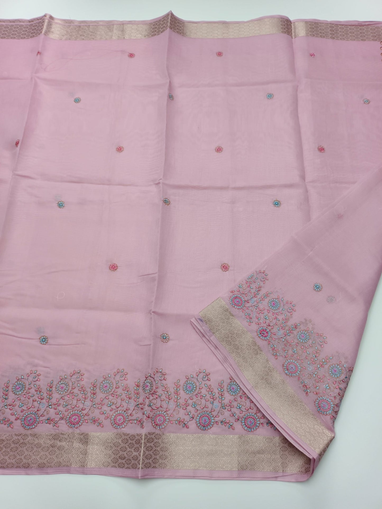 FANCY COTTON SAREE - B S CHANNABASAPPA & SONS