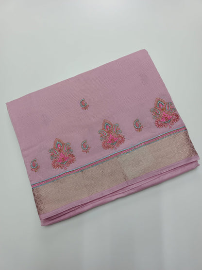 FANCY COTTON SAREE - B S CHANNABASAPPA & SONS