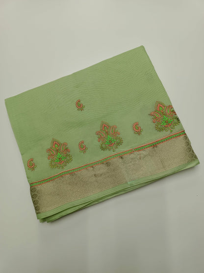 FANCY COTTON SAREE - B S CHANNABASAPPA & SONS