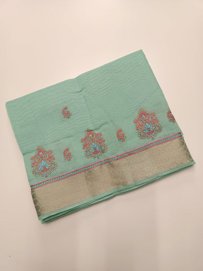 FANCY COTTON SAREE - B S CHANNABASAPPA & SONS